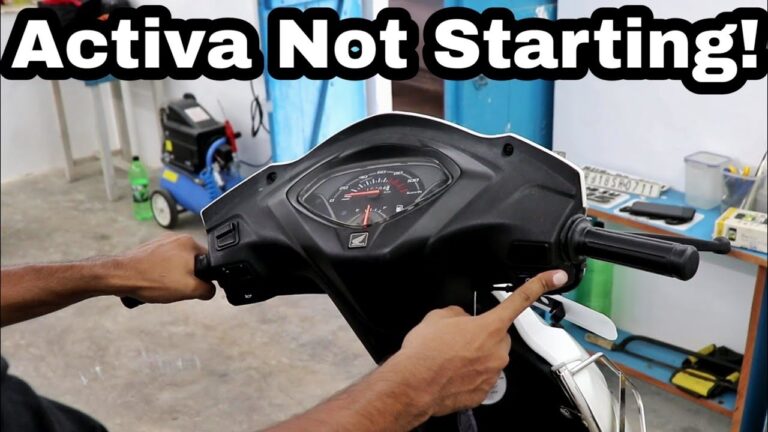 Activa Scooter Not Starting: Troubleshooting Tips for Quick Fixes
